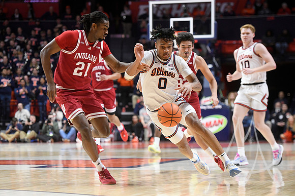 COLLEGE BASKETBALL: JAN 27 Indiana at Illinois