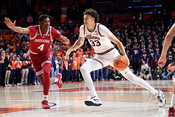 COLLEGE BASKETBALL: JAN 27 Indiana at Illinois