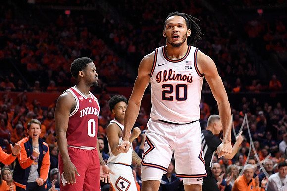 COLLEGE BASKETBALL: JAN 27 Indiana at Illinois