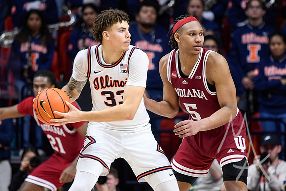COLLEGE BASKETBALL: JAN 27 Indiana at Illinois