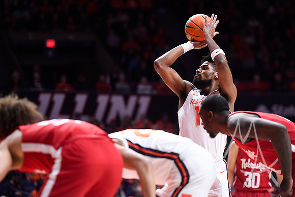 COLLEGE BASKETBALL: FEB 04 Nebraska at Illinois