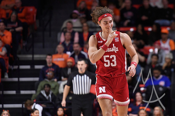 COLLEGE BASKETBALL: FEB 04 Nebraska at Illinois