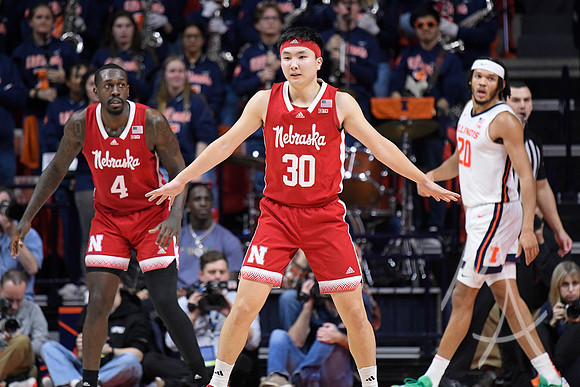 COLLEGE BASKETBALL: FEB 04 Nebraska at Illinois