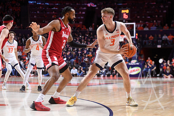 COLLEGE BASKETBALL: FEB 04 Nebraska at Illinois