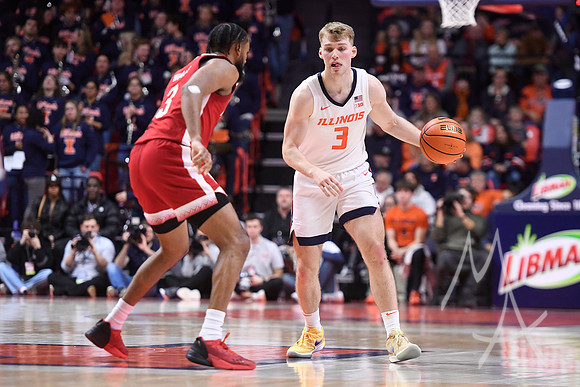 COLLEGE BASKETBALL: FEB 04 Nebraska at Illinois
