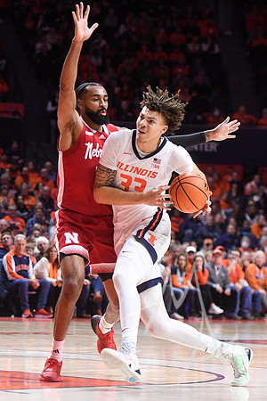 COLLEGE BASKETBALL: FEB 04 Nebraska at Illinois
