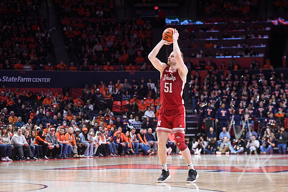 COLLEGE BASKETBALL: FEB 04 Nebraska at Illinois