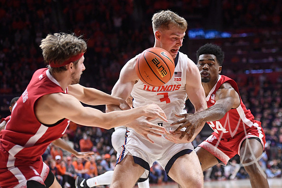 COLLEGE BASKETBALL: FEB 04 Nebraska at Illinois