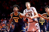 COLLEGE BASKETBALL: FEB 13 Michigan at Illinois