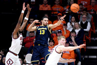 COLLEGE BASKETBALL: FEB 13 Michigan at Illinois