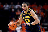 COLLEGE BASKETBALL: FEB 13 Michigan at Illinois
