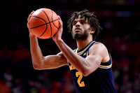 COLLEGE BASKETBALL: FEB 13 Michigan at Illinois