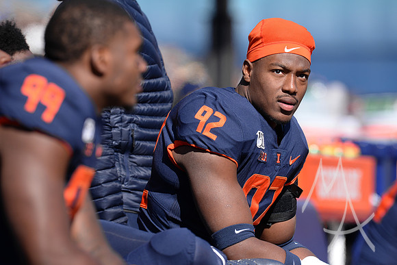 NCAA Football: Michigan at Illinois