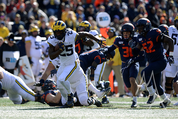 NCAA Football: Michigan at Illinois