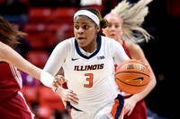 COLLEGE BASKETBALL: FEB 19 Women's - Indiana at Illinois