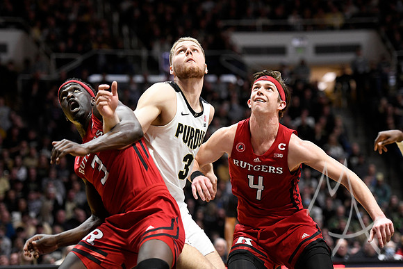 COLLEGE BASKETBALL: FEB 20 Rutgers at Purdue