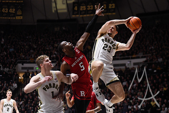 COLLEGE BASKETBALL: FEB 22 Rutgers at Purdue