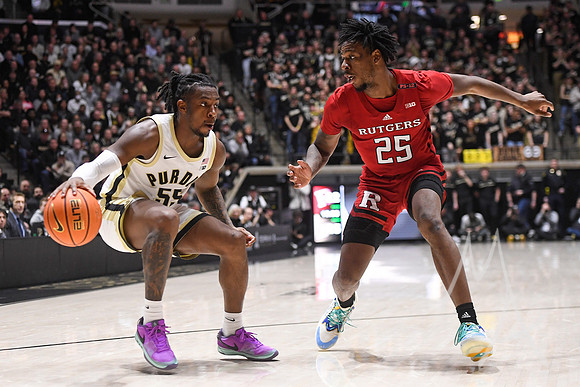 COLLEGE BASKETBALL: FEB 22 Rutgers at Purdue