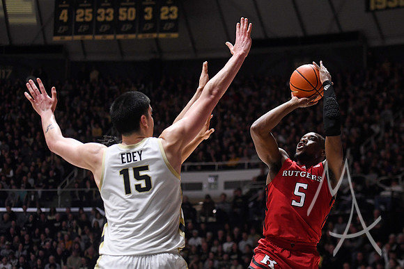 COLLEGE BASKETBALL: FEB 22 Rutgers at Purdue