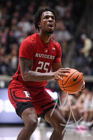 COLLEGE BASKETBALL: FEB 22 Rutgers at Purdue