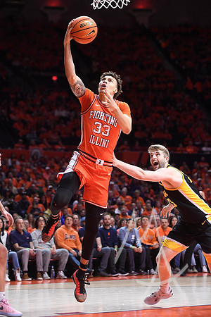 COLLEGE BASKETBALL: FEB 24 Iowa at Illinois
