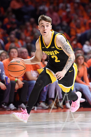 COLLEGE BASKETBALL: FEB 24 Iowa at Illinois