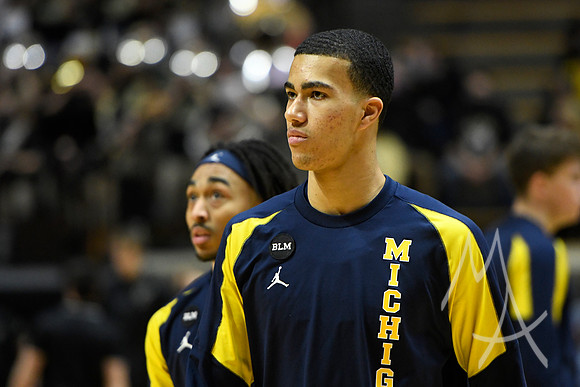COLLEGE BASKETBALL: FEB 05 Michigan at Purdue