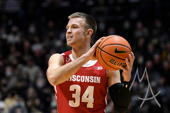 COLLEGE BASKETBALL: JAN 03 Wisconsin at Purdue