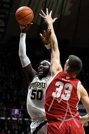 COLLEGE BASKETBALL: JAN 03 Wisconsin at Purdue