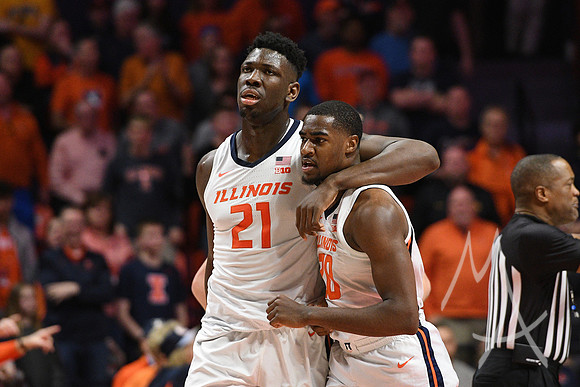 COLLEGE BASKETBALL: MAR 08 Iowa at Illinois