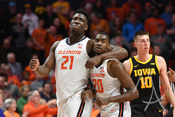 COLLEGE BASKETBALL: MAR 08 Iowa at Illinois