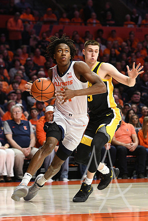 COLLEGE BASKETBALL: MAR 08 Iowa at Illinois