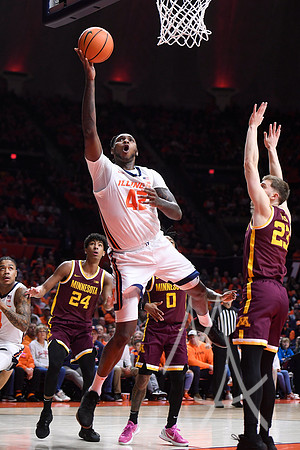 COLLEGE BASKETBALL: FEB 28 Minnesota at Illinois
