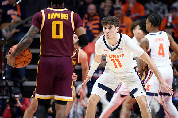 COLLEGE BASKETBALL: FEB 28 Minnesota at Illinois