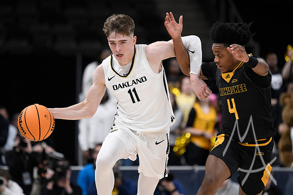 COLLEGE BASKETBALL: MAR 12 Horizon League Championship - Oakland vs Milwaukee