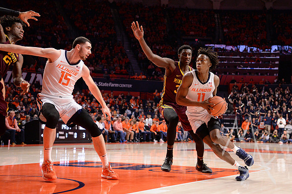 COLLEGE BASKETBALL: JAN 30 Minnesota at Illinois