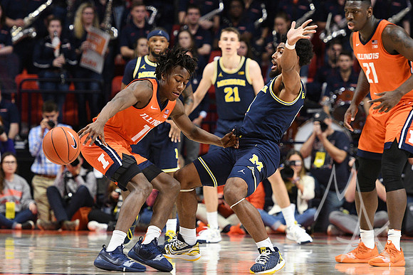 COLLEGE BASKETBALL: DEC 11 Michigan at Illinois
