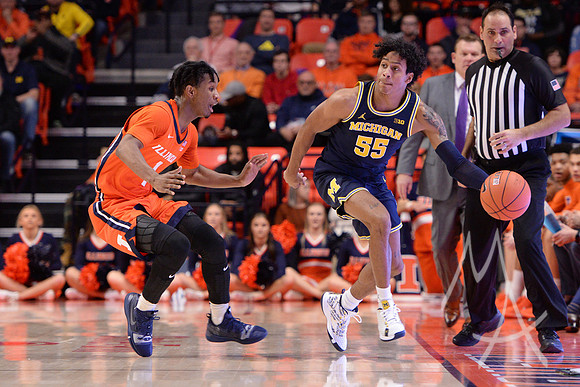 COLLEGE BASKETBALL: DEC 11 Michigan at Illinois