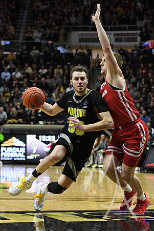 COLLEGE BASKETBALL: JAN 24 Wisconsin at Purdue