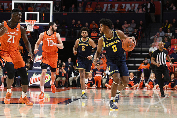 COLLEGE BASKETBALL: DEC 11 Michigan at Illinois