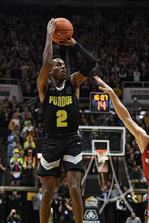 COLLEGE BASKETBALL: JAN 24 Wisconsin at Purdue