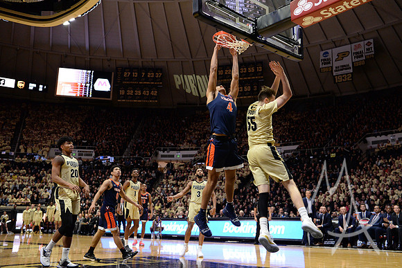 COLLEGE BASKETBALL: DEC 04 Virginia at Purdue