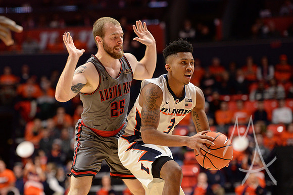 COLLEGE BASKETBALL: DEC 06 Austin Peay at Illinois
