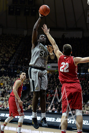 NCAA BASKETBALL: JAN 08 Wisconsin at Purdue
