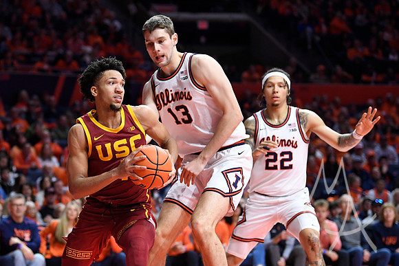 COLLEGE BASKETBALL: JAN 11 USC at Illinois
