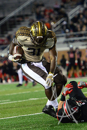 NCAA FOOTBALL: NOV 01 Western Michigan at Ball State