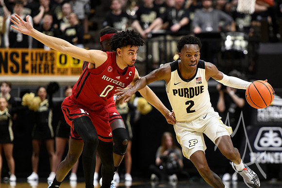 COLLEGE BASKETBALL: FEB 20 Rutgers at Purdue