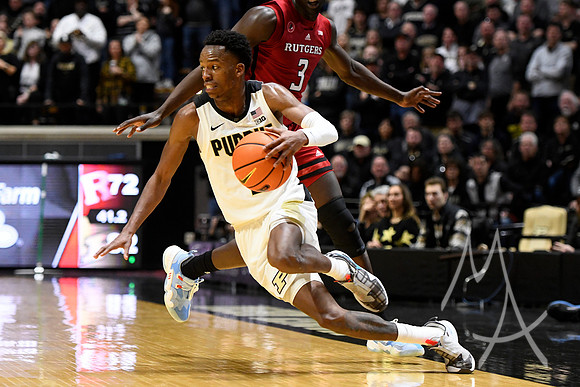 COLLEGE BASKETBALL: FEB 20 Rutgers at Purdue