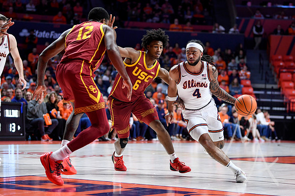 COLLEGE BASKETBALL: JAN 11 USC at Illinois