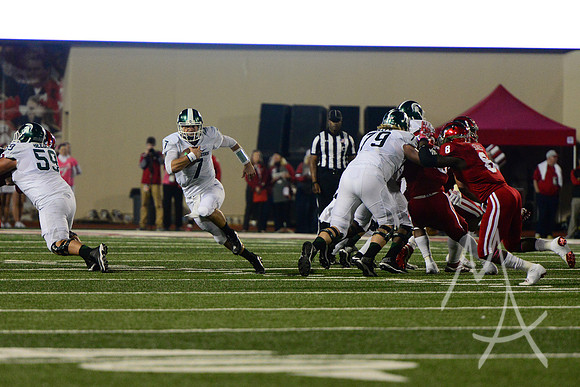 NCAA FOOTBALL: OCT 01 Michigan State at Indiana